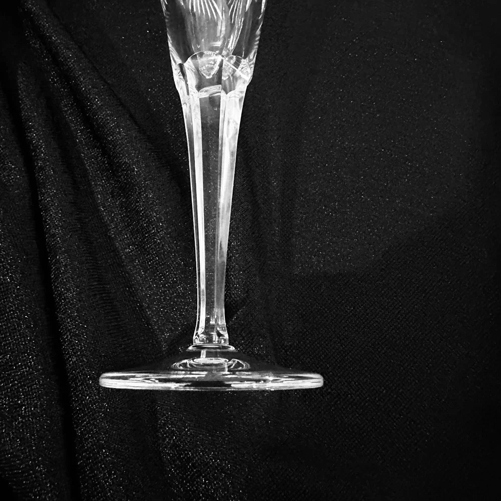 2 Waterford Crystal Millennium Collection Champagne Flutes Set of 2 Signed 9.25